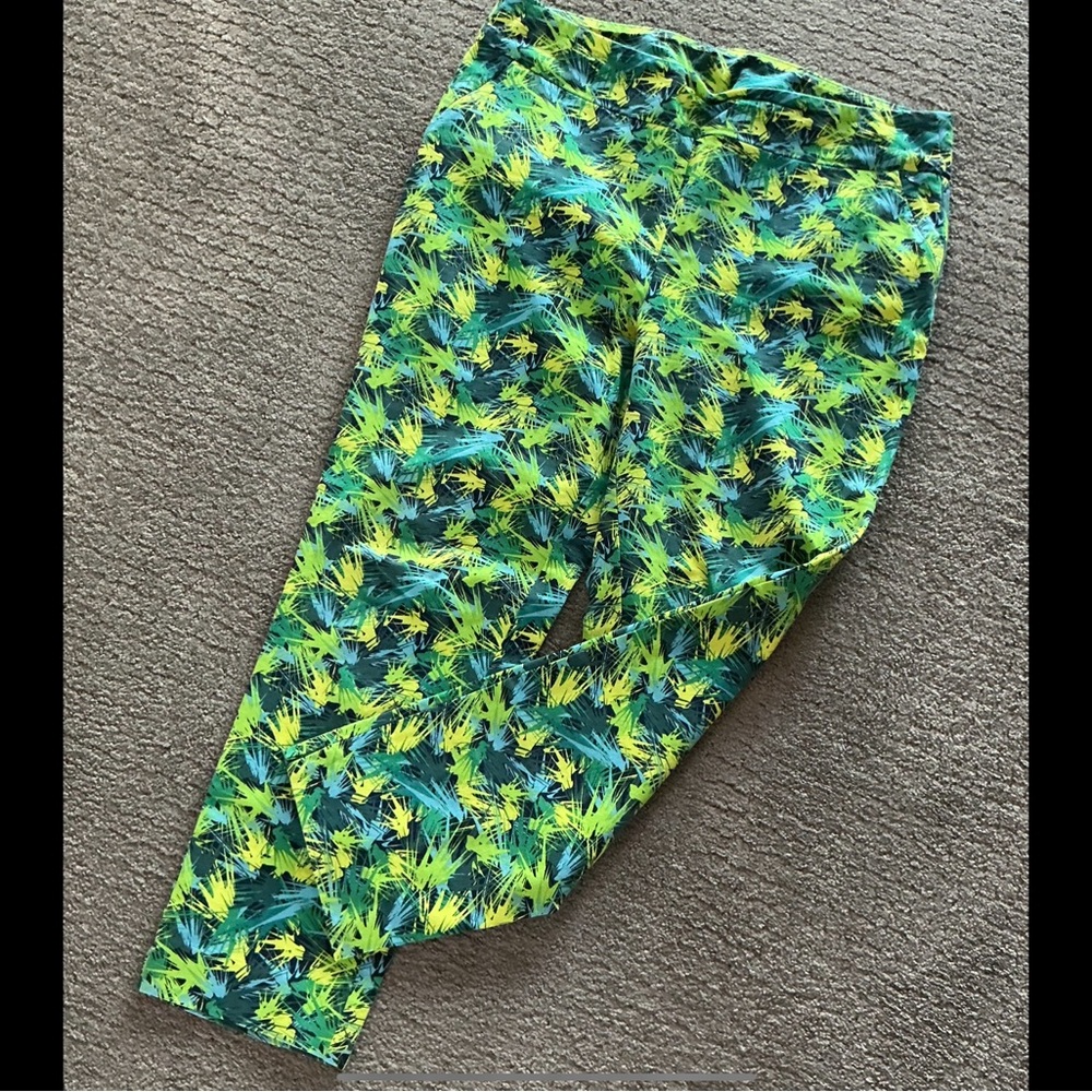 SOFT SURROUNDINGS Flattering Stretch Pull-On Slim Leg Ankle Capris - MINT XL